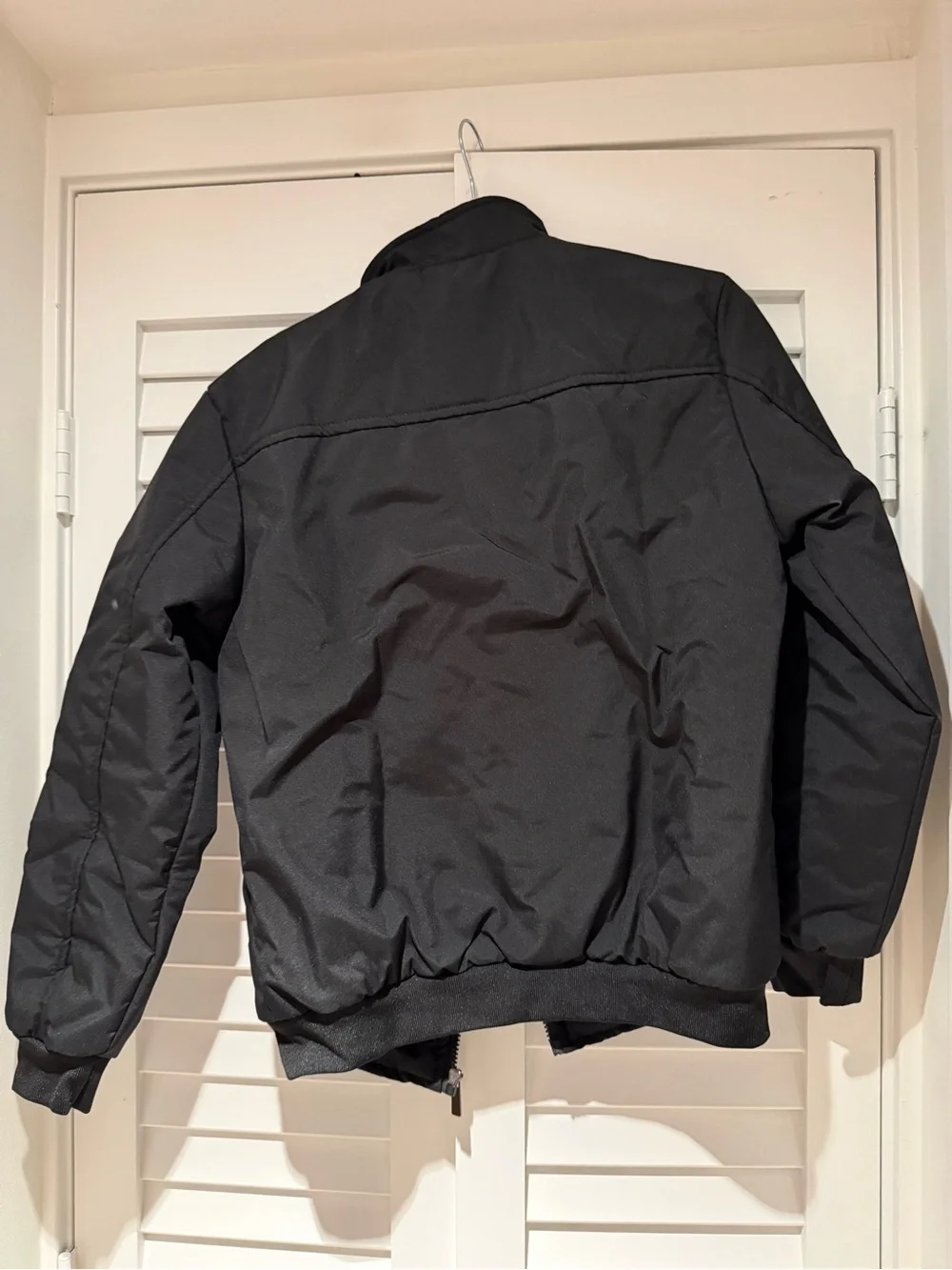 United Gentleman Eversley Men's Black Bomber Jacket‎ with Brown Fleece Lining